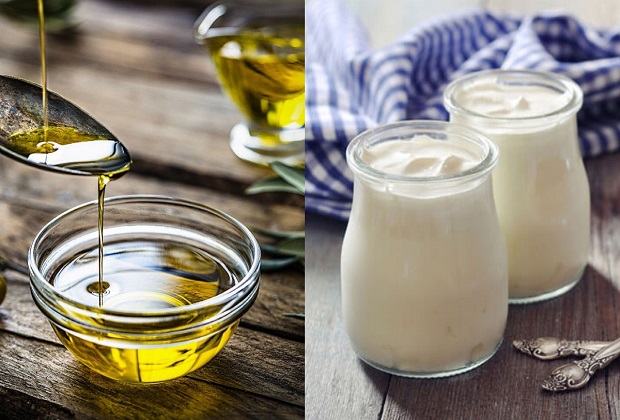 Dầu oliu kết hợp với sữa chua giúp tăng cường độ dưỡng ẩm cho da