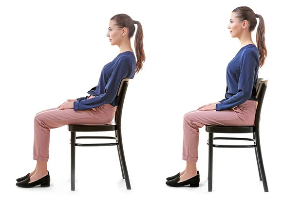 massage lưng giảm mệt mỏi tư thế ngồi