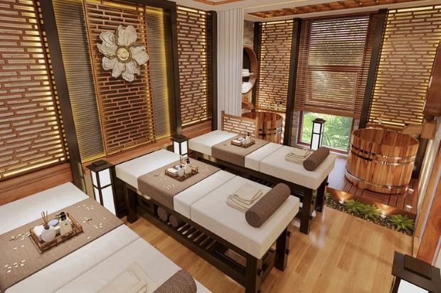 Massage Bình Thuận - Không gian massage tại Sen Vàng Luxury