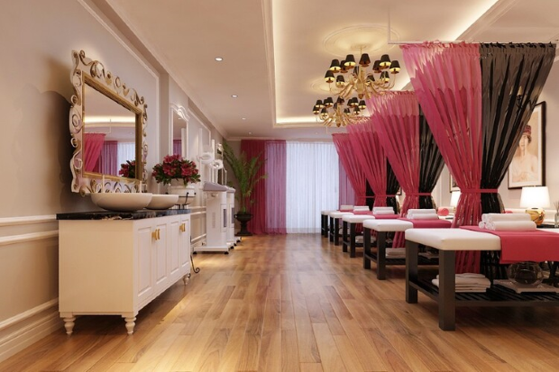 Phòng ốc tại Massage Cao Việt được thiết kế sang trọng và đẹp mắt