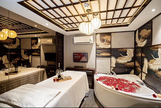 Không gian lãng mạn tại Hoa Kiều Massage