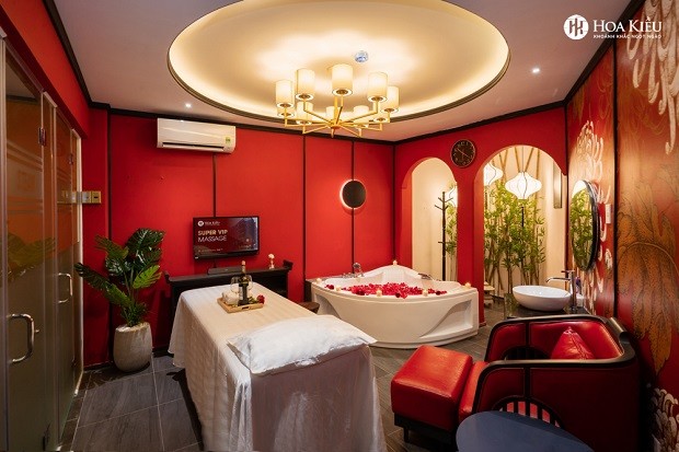 Dịch vụ massage từ A đến Z Hà Nội - Không gian massage tại Hoa Kiều Spa