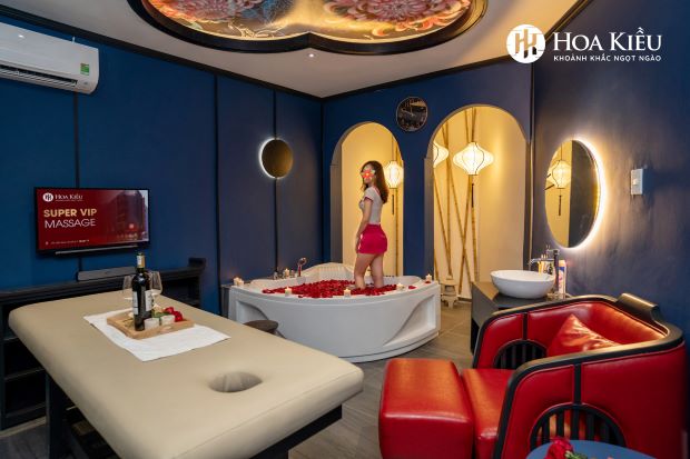 Nhân viên massage tại Hoa Kiều