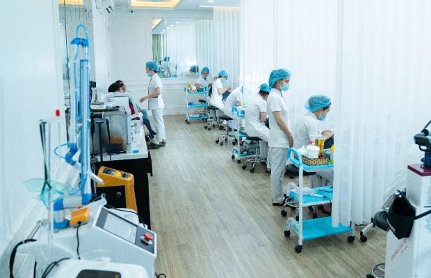 Cơ sở hạ tầng tại Viện thẩm mỹ Diva vô cùng đầy đủ và hiện đại